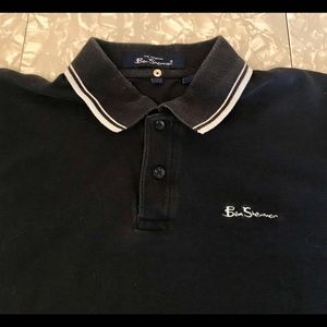 Blue Ben Sherman polo shirt.